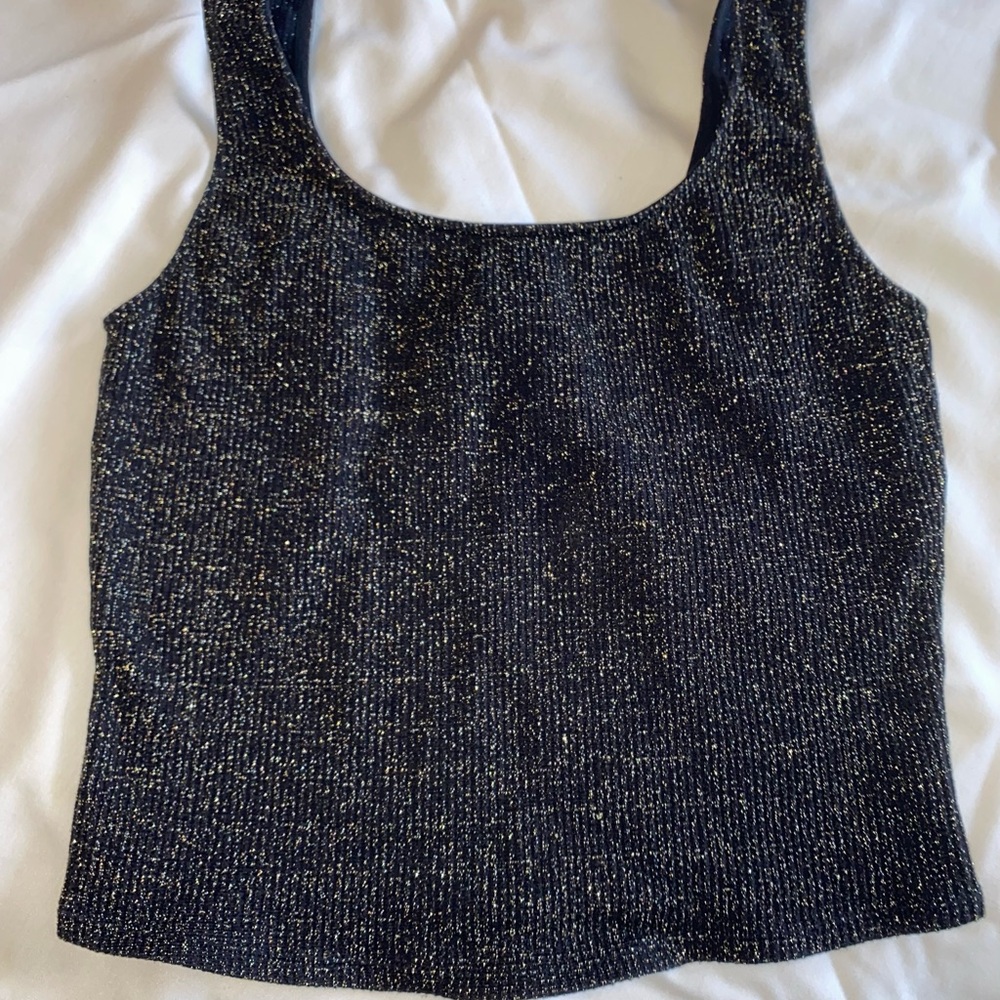 DYNAMITE | Black & Gold Tank Top BodyCon